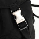 PRADA Backpack Nylon Black Silver Auth bs29624-23
