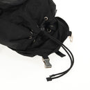 PRADA Backpack Nylon Black Silver Auth bs29624-25