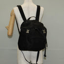 PRADA Backpack Nylon Black Silver Auth bs29624-30
