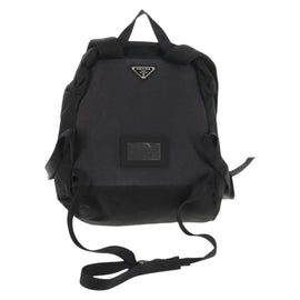 PRADA Backpack Nylon Black Silver Auth bs29624 - 0