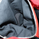 BALENCIAGA Backpack Suede Red Silver Auth bs29626-23