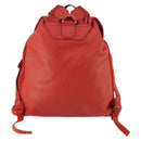 BALENCIAGA Backpack Suede Red Silver Auth bs29626-2