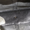 SAINT LAURENT Tote Bag Leather White Gold Auth bs29629-10