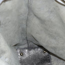 SAINT LAURENT Tote Bag Leather White Gold Auth bs29629-11