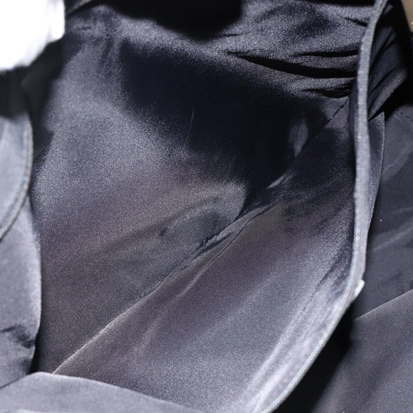 CHANEL New Travel Line Tote Bag Nylon Black Gold CC Auth bs29633