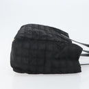 CHANEL New Travel Line Tote Bag Nylon Black Gold CC Auth bs29633-3