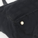 CHANEL New Travel Line Tote Bag Nylon Black gold CC Auth bs29634-14