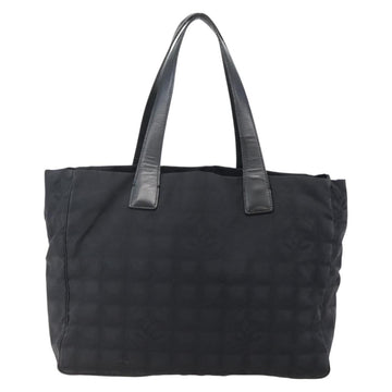 CHANEL New Travel Line Tote Bag Nylon Black gold CC Auth bs29634 - 0