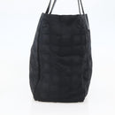 CHANEL New Travel Line Tote Bag Nylon Black gold CC Auth bs29634-3