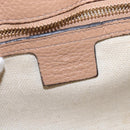 GUCCI Chain Shoulder Bag Leather Beige Gold 536224 Auth bs29635-18