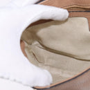 GUCCI Chain Shoulder Bag Leather Beige Gold 536224 Auth bs29635-20