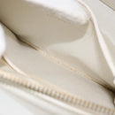 VALENTINO Hand Bag Leather White Gold Auth bs29636-21