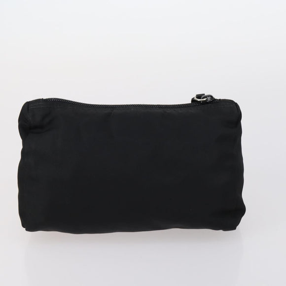 PRADA Pouch Nylon 6Set Black Brown blue Auth bs29638