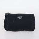 PRADA Pouch Nylon 6Set Black Brown blue Auth bs29638-17