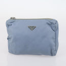 PRADA Pouch Nylon 6Set Black Brown blue Auth bs29638-27