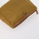 PRADA Pouch Nylon 6Set Black Brown blue Auth bs29638-4