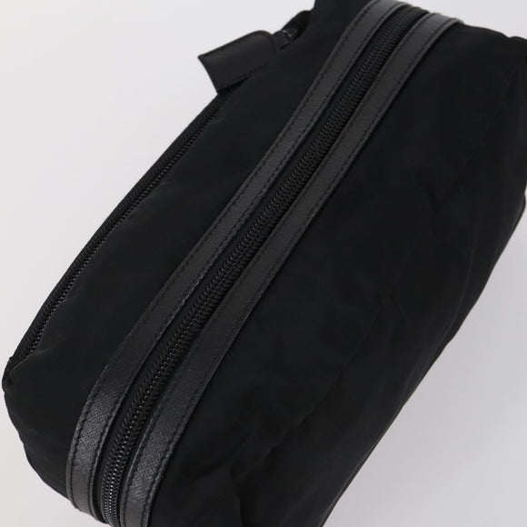 PRADA Pouch Nylon 6Set Black Brown blue Auth bs29638
