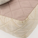 CHANEL Matelasse Chain Flap Shoulder Bag Nylon Multicolor CC Auth bs29639-16
