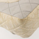 CHANEL Matelasse Chain Flap Shoulder Bag Nylon Multicolor CC Auth bs29639-17