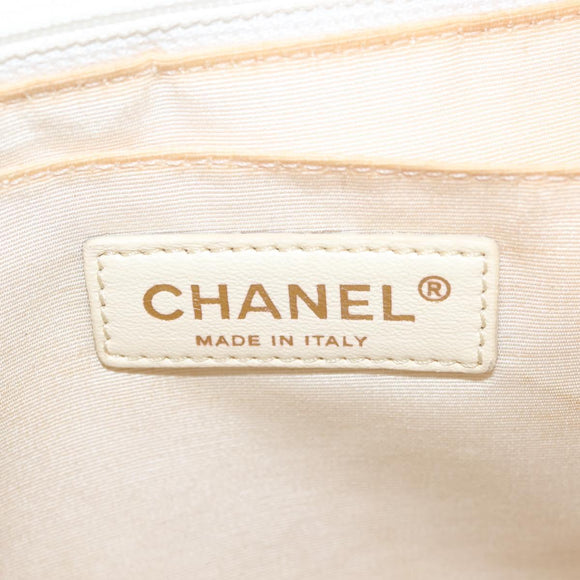 CHANEL Matelasse Chain Flap Shoulder Bag Nylon Multicolor CC Auth bs29639