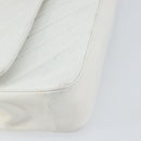 CHANEL Chain Shoulder Bag Lamb Skin White Gold CC Auth bs29641-14