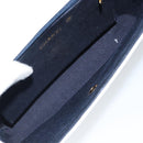 CHANEL Chain Shoulder Bag Lamb Skin White Gold CC Auth bs29641-12