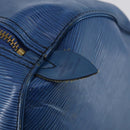 LOUIS VUITTON Epi Keepall 50 Boston Bag Blue M42965 LV Auth bs29642-15