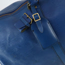 LOUIS VUITTON Epi Keepall 50 Boston Bag Blue M42965 LV Auth bs29642-16