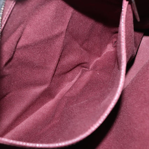 CHANEL Tote Bag Coated Canvas Black Silver CC Auth bs29643