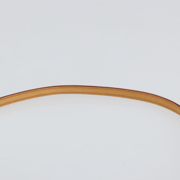 LOUIS VUITTON Monogram Vernis Motto Pouch Lime Yellow M91059 LV Auth bs29653