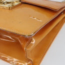 LOUIS VUITTON Monogram Vernis Spring street Hand Bag Pink M91033 LV Auth bs29654-15