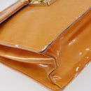 LOUIS VUITTON Monogram Vernis Spring street Hand Bag Pink M91033 LV Auth bs29654-16