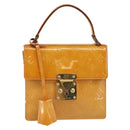 LOUIS VUITTON Monogram Vernis Spring street Hand Bag Pink M91033 LV Auth bs29654-13