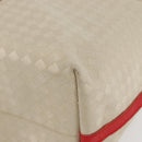 BOTTEGA VENETA INTRECCIATO Tote Bag Canvas Beige Silver Auth bs29655-14