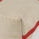 BOTTEGA VENETA INTRECCIATO Tote Bag Canvas Beige Silver Auth bs29655-15