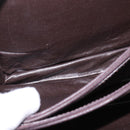 CELINE C Macadam Canvas Shoulder Bag Brown Gold Auth bs29657-22