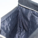 Jimmy Choo Star Studs Clutch Bag Leather Black Silver Auth bs29658-11