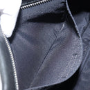 Jimmy Choo Star Studs Clutch Bag Leather Black Silver Auth bs29658-12