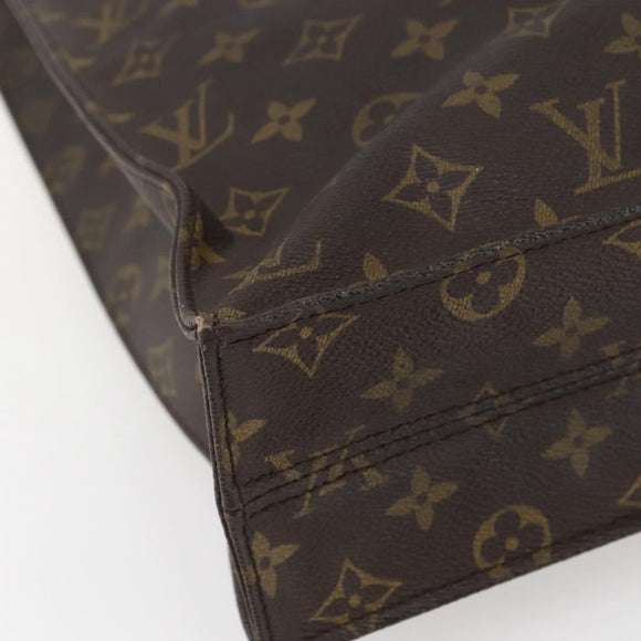 LOUIS VUITTON Monogram Sac Plat Hand Bag M51140 LV Auth bs29660