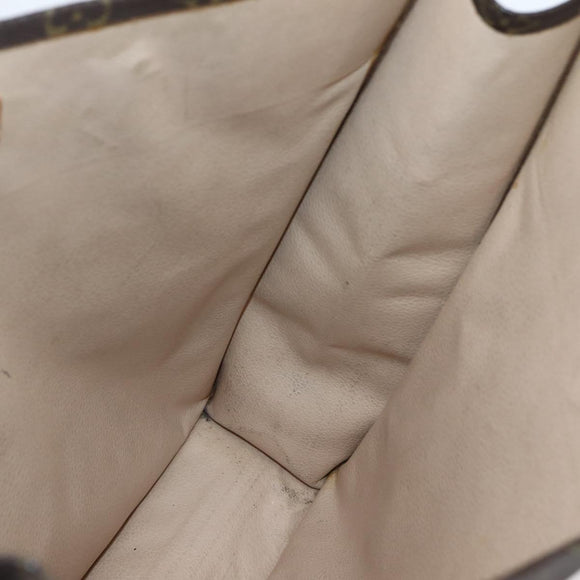 LOUIS VUITTON Monogram Sac Plat Hand Bag M51140 LV Auth bs29660