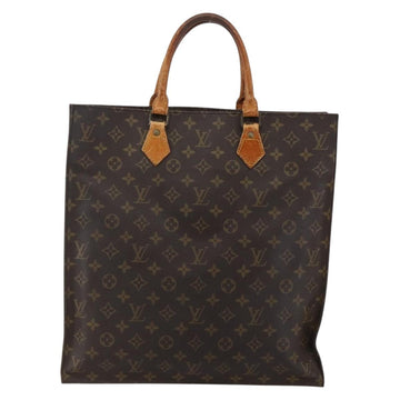 LOUIS VUITTON Monogram Sac Plat Hand Bag M51140 LV Auth bs29660 - 0