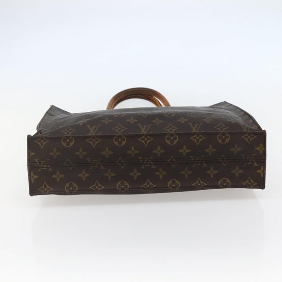 LOUIS VUITTON Monogram Sac Plat Hand Bag M51140 LV Auth bs29660