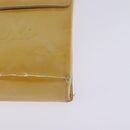 LOUIS VUITTON Monogram Vernis Green Cigarette Case Beige M91048 LV Auth bs29664-11