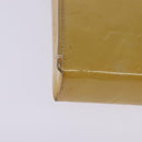LOUIS VUITTON Monogram Vernis Green Cigarette Case Beige M91048 LV Auth bs29664-12