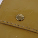 LOUIS VUITTON Monogram Vernis Green Cigarette Case Beige M91048 LV Auth bs29664-14