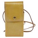 LOUIS VUITTON Monogram Vernis Green Cigarette Case Beige M91048 LV Auth bs29664-2