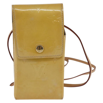 LOUIS VUITTON Monogram Vernis Green Cigarette Case Beige M91048 LV Auth bs29664 - 0