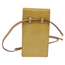 LOUIS VUITTON Monogram Vernis Green Cigarette Case Beige M91048 LV Auth bs29664-3