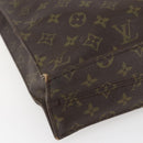 LOUIS VUITTON Monogram Sac Plat Hand Bag M51140 LV Auth bs29671-14