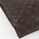 LOUIS VUITTON Monogram Sac Plat Hand Bag M51140 LV Auth bs29671-16
